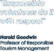 Responsible volunteers do it with respect